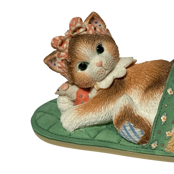 Calico Kittens - "Nothing's As Comfortable As Being With You" Figurine, Vintage - Picture 3 of 8